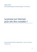 La presse sur Internet peut-elle être rentable ?