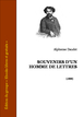 Alphonse Daudet - Souvenir d'un homme de lettres