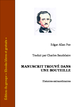 Edgar Allan Poe - Manuscrit trouvé dans une bouteille - histoires extraordinaires