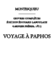 Montesquieu - Voyage à Paphos