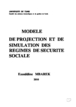 Modèle de projection et de simulation des éléments de l'équilibre des régimes de sécurité sociale