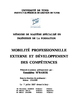 Développement des compétences et mobilité professionnelle externe