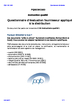 Questionnaire d'évaluation fournisseur appliqué à la distribution  (instruction qualité 1)