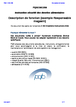 Description de fonction (exemple Responsable magasin)  (instruction SDA)