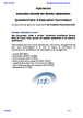 Questionnaire d'évaluation fournisseur (instruction SDA)