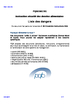 Liste des dangers  (instruction SDA)