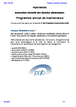 Programme annuel de maintenance  (instruction SDA)
