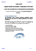 Liste de procédures et équivalences (exemple) (préparation à l'ISO 9001)