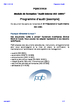 Programme d'audit (exemple) (audit interne ISO 14 001)
