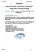 Programme d'audit (exemple) (audit interne OHSAS 18 001)