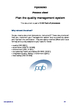 Plan the quality management system  (process)