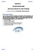 Scoring method for audit findings  (ISO 9001 internal audit)