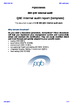 QSE internal audit report (template)  (IMS QSE internal audit)