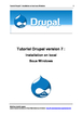 Tutoriel installation de Drupal en local sous Windows