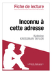 Inconnu à cette adresse de Kathrine Kressman Taylor (Fiche de lecture)