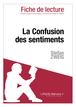 La Confusion des sentiments de Stefan Zweig (Fiche de lecture)