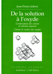 De la solution à l'oxyde : Condensation des cations en solution aqueuse - Chimie de surface des oxydes