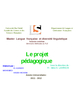 Projet pédagogique