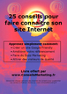 25 conseils pour faire connaître son site Internet