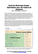 Guide de démarrage Google - Optimisation pour les moteurs de recherche