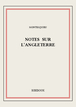 Notes sur l'Angleterre de Charles-Louis de Secondat Montesquieu