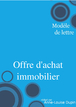 Modèle d'offre d'achat immobilier