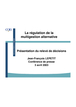 AMF - Guide - Régulation de la multigestion alternative - Présentation du relevé de décision - Conférence de presse - 3 avril 2003