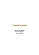 Cost of capital (WACC and APV)