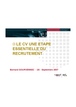 LE CV une étape essentielle du recrutement