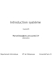 Cours d'introduction système