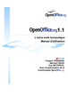 OpenOffice 1.1 - Tutoriel