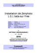 Installation de Zenphoto 1.0.1 beta sur Free - Tutoriel