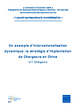 Un exemple d'internationalisation dynamique: la stratégie d'implantation de Chargeurs en Chine