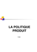 La politique produit