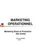 Marketing direct et promotion des ventes