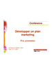 Développer un plan marketing : prix, promotion