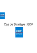 Etude de cas stratégie : EDF