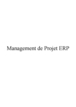 Management de projet ERP