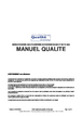 Modèle générique de manuel qualité