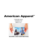 Analyse marketing d'American Apparel