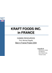 Etude de cas Kraft Foods