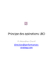 Principes des opérations LBO