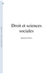 Droit et sciences sociales